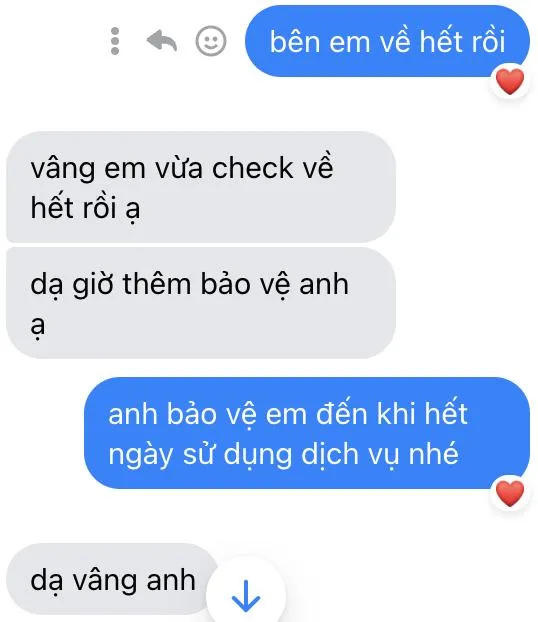 Client message confirming site restoration - Case 2